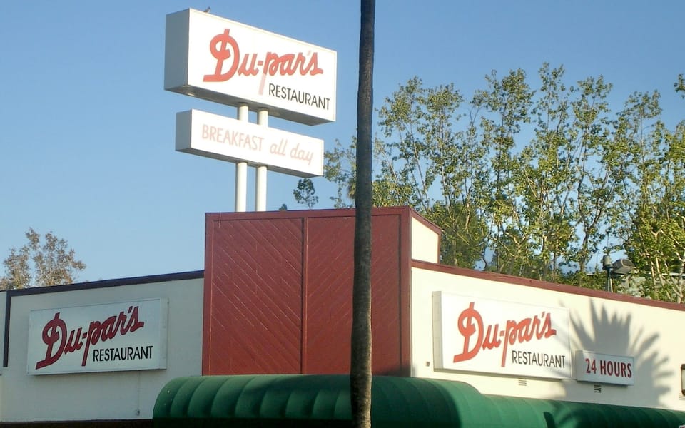Du-par's restaurant on Ventura Boulevard, Studio City